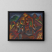 Pharaon schwarz - Malvin Gray Johnson — gerahmtes Bild an der Wand