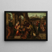 L'Adoration des mages - Manière de Bonifazio Veronese — gerahmtes Bild an der Wand