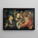 L'Arrestation des Christus - Manière de Jérôme Bosch — gerahmtes Bild an der Wand