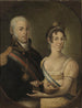 Portrait von Jean VI. von Portugal und Carlota Joaquina von Spanien - Manuel Dias de Oliveira — Ansicht des Kunstwerks