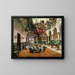 Innenhof von Sevilla - Manuel García y Rodríguez — gerahmtes Bild an der Wand