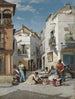 Verkäufer von Rosquillas in einer Ecke von Sevilla - Manuel Ussel de Guimbarda — Ansicht des Kunstwerks