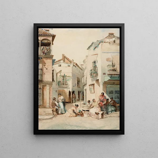 Manuel Ussel de Guimbarda - Street in Seville.webp