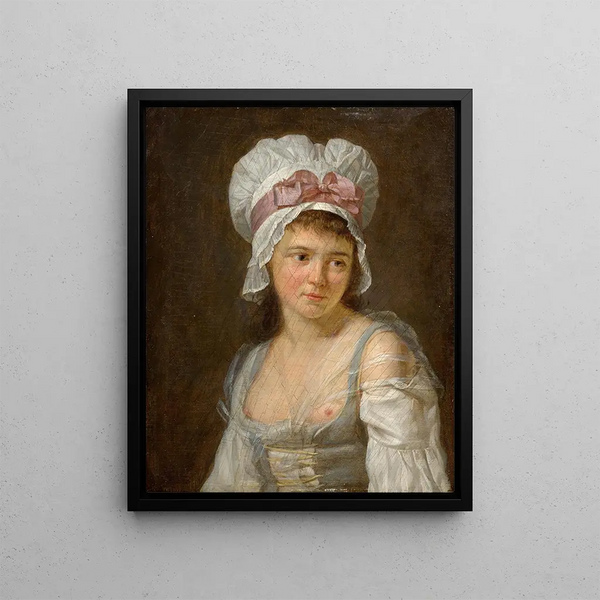 MarcAntoine Bilcocq - Portrait of a woman with a white headscarf.webp