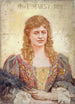 Louise Marsy 1866-1942, Mitglied der Comédie-Française in Bühnenkostüm - Marcel Baschet — Ansicht des Kunstwerks