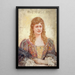 Louise Marsy 1866-1942, Mitglied der Comédie-Française in Bühnenkostüm - Marcel Baschet — gerahmtes Bild an der Wand