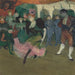 Marcelle Lender tanzend den Boléro in Chilpric - Henri de Toulouse-Lautrec — in einem Innenraum präsentiert