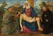La Pietà mit den Heiligen Franziskus und Nikolaus von Tolentino - Marcello Fogolino — Ansicht des Kunstwerks