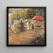 Blumenmarkt - Ekaterina Sergeevna ZarudnajaKavos — gerahmtes Bild an der Wand