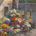 Blumenmarkt in Menton, Côte d'Azur - Anna De Weert — in einem Innenraum präsentiert