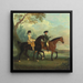 Marcia Pitt und ihr Bruder George Pitt, später 2. Baron Rivers, beim Spaziergang im Park von Stratfield Saye - Thomas Gooch — gerahmtes Bild an der Wand