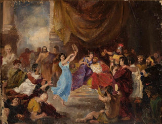 Marcin Gottlieb - Salomes dance before Herod sketch.webp