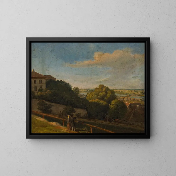 Rue Obona à Varsovie - Marcin Zaleski — gerahmtes Bild an der Wand