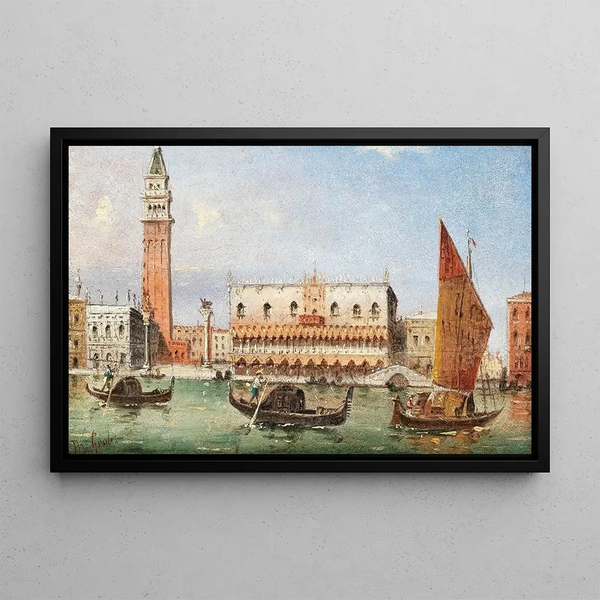 Marco Grubas - Gondolas infront of the Ca dOro.webp