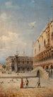 Venedig, Piazzetta mit den Säulen des Markusplatzes - Marco Grubas — Ansicht des Kunstwerks