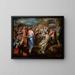 Die Auferstehung Lazars - Marco Pino — gerahmtes Bild an der Wand