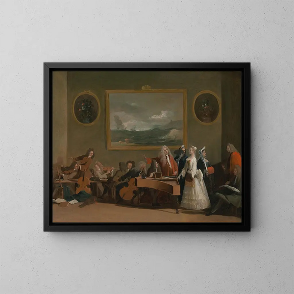 Eine Opern-Wiederholung - Marco Ricci — gerahmtes Bild an der Wand