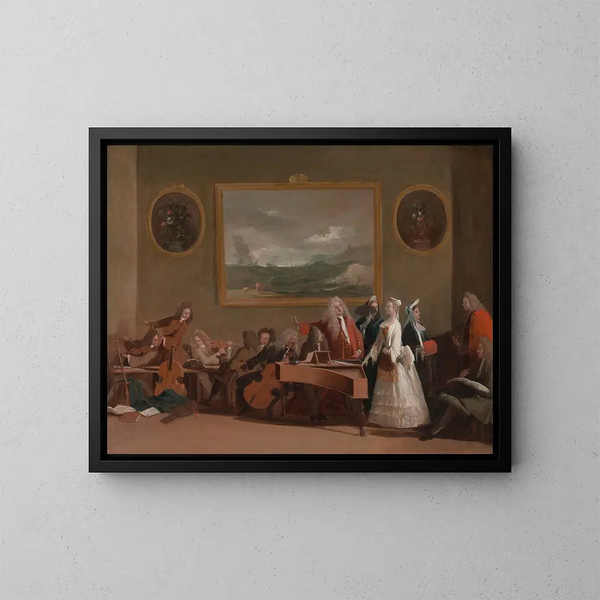 Wiederholung einer Oper - Marco Ricci — gerahmtes Bild an der Wand