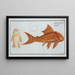 Loricaria plecostomus Le Guacari - Marcus Elieser Bloch — gerahmtes Bild an der Wand