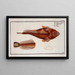 Platycephalus spathula, die Pelle - Marcus Elieser Bloch — gerahmtes Bild an der Wand