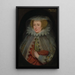 Catherine Killigrew Lady Jermyn - Marcus Gheeraerts der Jüngere — gerahmtes Bild an der Wand