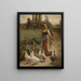 Die Gänsehirterin Picardie Frankreich - Margaret A. Rudisill — gerahmtes Bild an der Wand