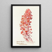 Pflanze des Schnees - Margaret Armstrong — gerahmtes Bild an der Wand