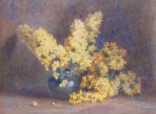 Fleur jaune et romarin - Margaret Stoddart — Ansicht des Kunstwerks