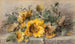 Zweig von Sonnenblumen auf einem Steinsockel - Margaretha Roosenboom — Ansicht des Kunstwerks