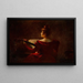 La Joueuse de guitare - Marguerite Godin — gerahmtes Bild an der Wand