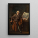 Portrait vermutete von Jean-Jacques Lagrenée genannt Portrait eines Mannes in einem gekreuzten Mantel - Marguerite Gérard — gerahmtes Bild an der Wand