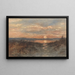 Landschaft mit Sonnenuntergang - Maria Bilders-van Bosse — gerahmtes Bild an der Wand