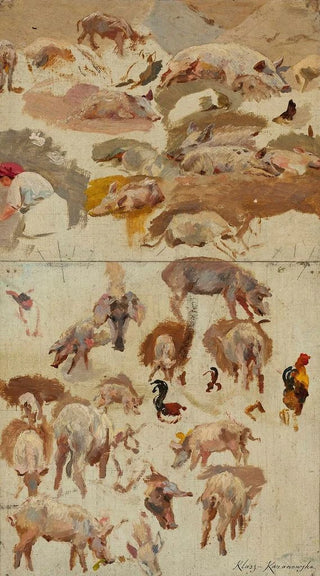 Maria KlassKazanowska - Studies of pigs.webp