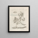 Das wundersame Verwandlung der Raupen und die seltsame Nahrung der Blumen Pl065 - Maria Sibylla Merian — gerahmtes Bild an der Wand