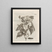 Die wundersame Verwandlung der Raupen und die seltsame Nahrung der Blumen Pl096 - Maria Sibylla Merian — gerahmtes Bild an der Wand
