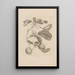 Dissertatio de generatione et metamorphoses des insectes surinamens Pl43 - Maria Sibylla Merian — gerahmtes Bild an der Wand