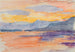 Landschaft mit Berg unter Abendhimmel - Maria Wiik — Ansicht des Kunstwerks