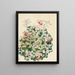 Airelles rouges - Maria Yakunchikova — gerahmtes Bild an der Wand