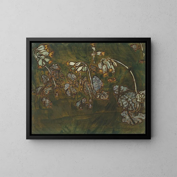 Primel - Maria Yakunchikova — gerahmtes Bild an der Wand