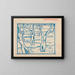 Traurigkeit - Marian Kopf — gerahmtes Bild an der Wand