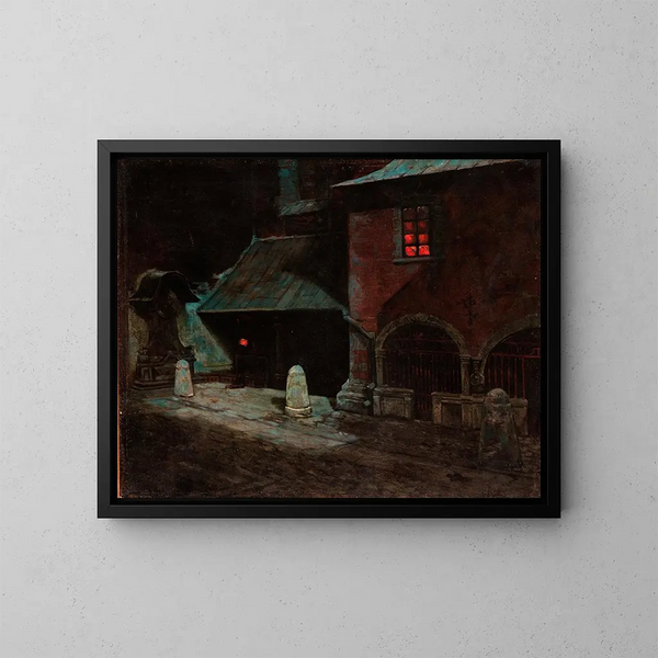 Kirche Sainte-Marie in Krakau - Marian Wawrzeniecki — gerahmtes Bild an der Wand