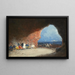 Arabes in einer Höhle am Meerufer - Mariano Fortuny Marsal — gerahmtes Bild an der Wand