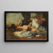 Odalisque - Mariano Fortuny Marsal — gerahmtes Bild an der Wand