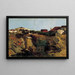 Landschaft von Portici - Mariano Fortuny Marsal — gerahmtes Bild an der Wand