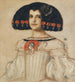 Marie, die Tochter des Künstlers, in Velázquez-Kleid - Franz von Stuck — Ansicht des Kunstwerks
