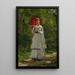 Adèle L'Ombrelle - Marie-François Firmin-Girard — gerahmtes Bild an der Wand