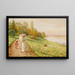 Herbstspaziergang - Marie-François Firmin-Girard — gerahmtes Bild an der Wand