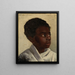 Portrait eines jungen Afrikaners - Marie-Gabriel Biessy — gerahmtes Bild an der Wand