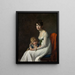 Madame Philippe Panon Desbassayns de Richemont Jeanne Églé Mourgue und ihr Sohn Eugène - Marie-Guillemine Benoist — gerahmtes Bild an der Wand
