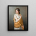 Portrait einer Dame - Marie-Guillemine Benoist — gerahmtes Bild an der Wand